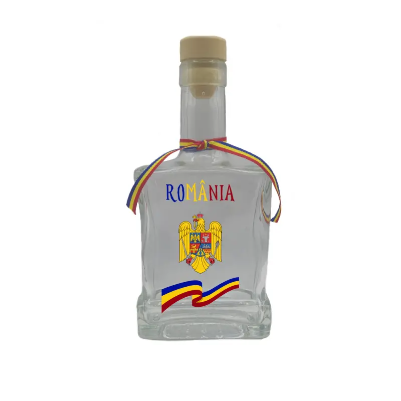 Stema romania, sticla cu mesaj plata, 500 ml, model divgs179 22